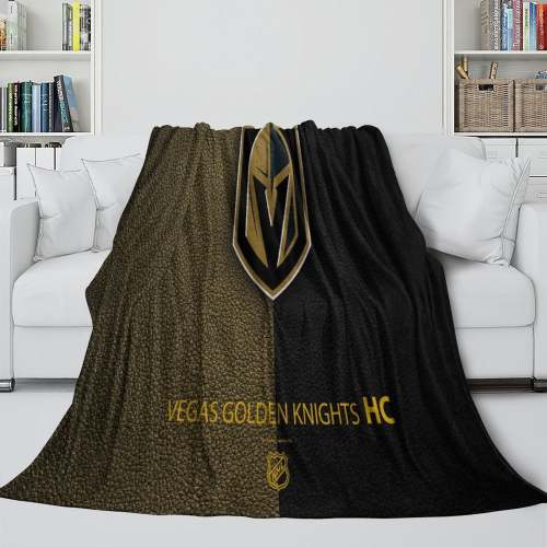 Vegas Golden Knights Blanket Flannel Throw Kids Room Decoration
