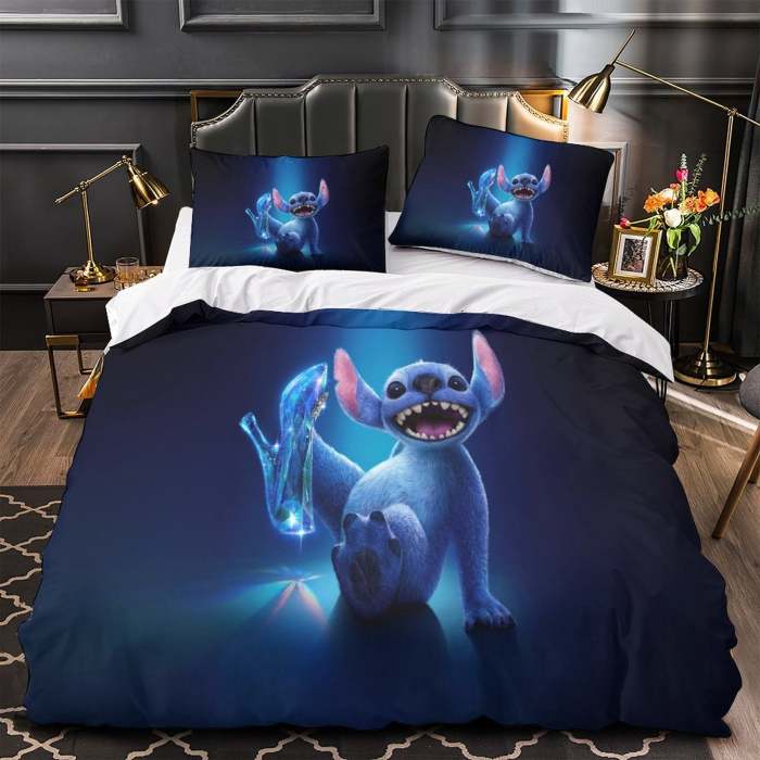 Lilo & Stitch  Bedding Set Pattren Quilt Duvet Cover Without Filler