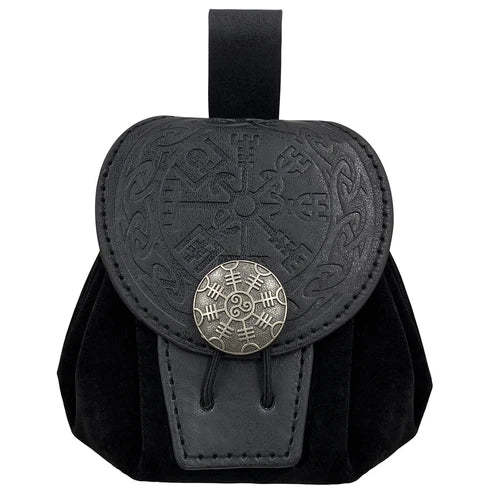 Retro Medieval Renaissance Viking Belt Pouch Coin Purse Waist Bags Waist Pack Pu