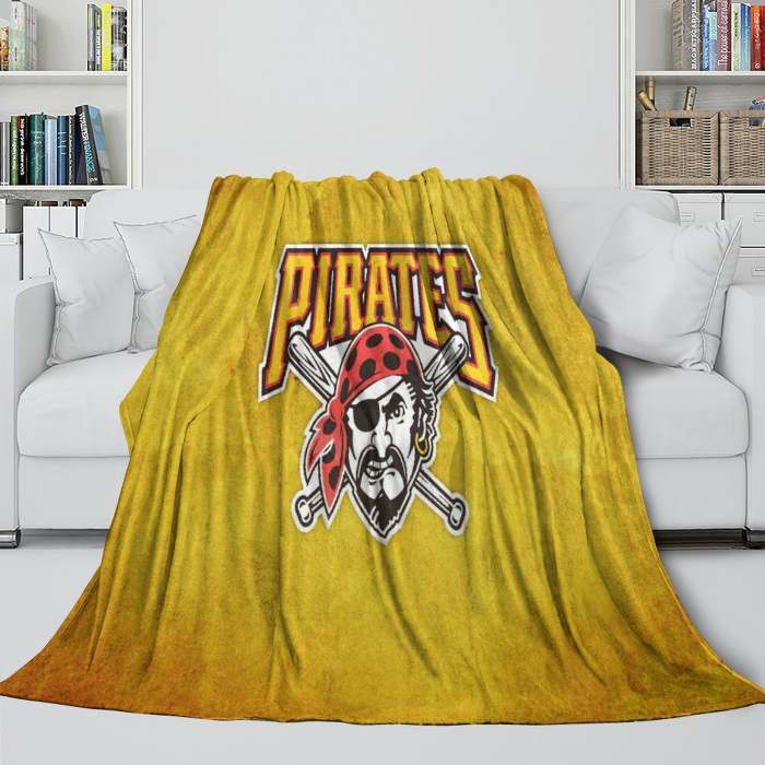 Pittsburgh Pirates Blanket Flannel Throw Room Decoration