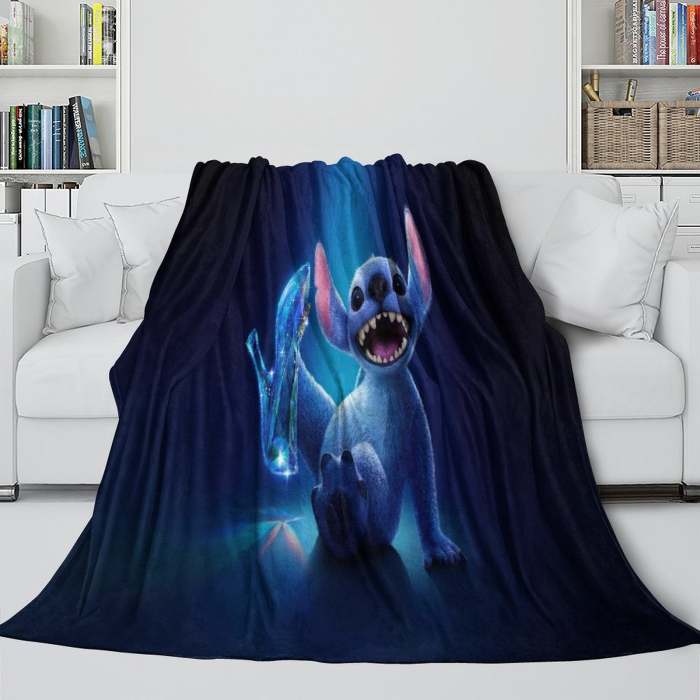 Lilo & Stitch  Blanket Flannel Throw Kids Room Decoration