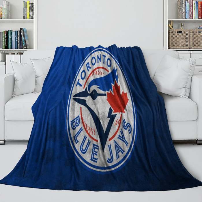 Toronto Blue Jays Blanket Flannel Throw Room Decoration