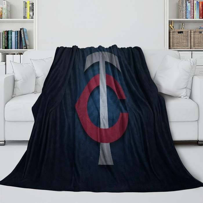 Minnesota Twins Blanket Flannel Throw Room Decoration