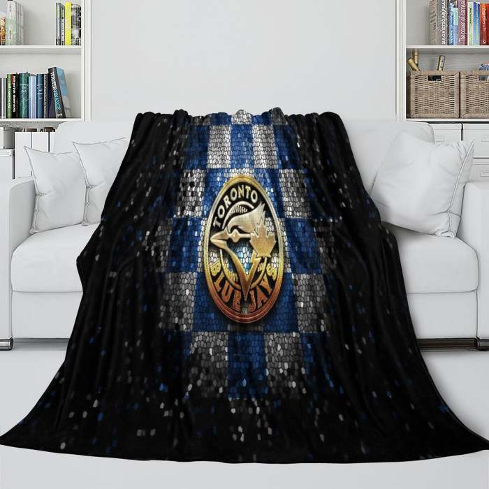 Toronto Blue Jays Blanket Flannel Throw Room Decoration