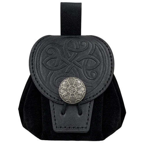 Retro Medieval Renaissance Viking Belt Pouch Coin Purse Waist Bags Waist Pack Pu