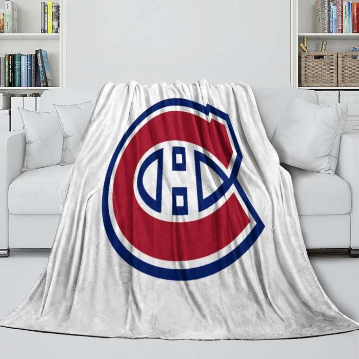 Montreal Canadiens Blanket Flannel Throw Kids Room Decoration
