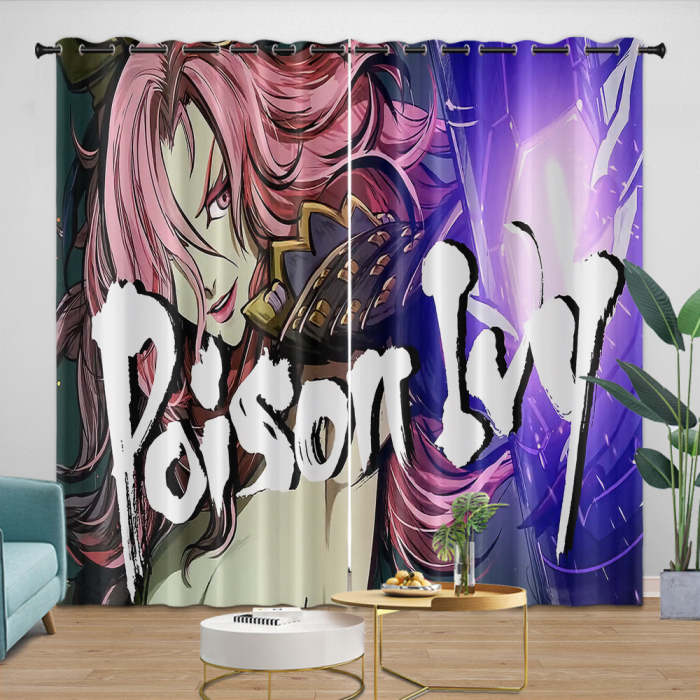 Batman Ninja Pattern Curtains Blackout Window Drapes