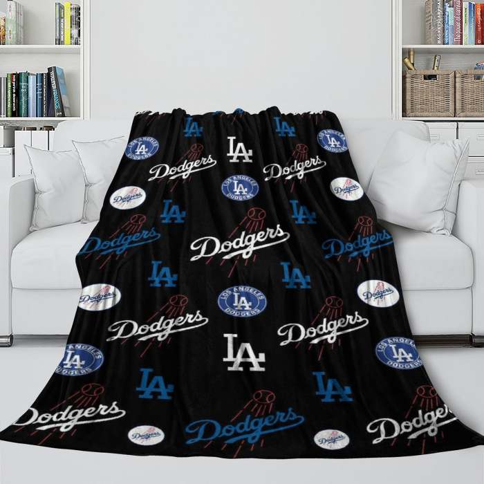 Los Angeles Dodgers Blanket Flannel Throw Room Decoration
