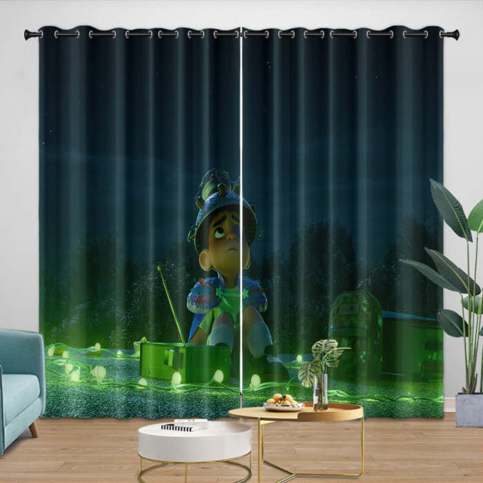 Elio Pattern Curtains Blackout Window Drapes Room Decoration
