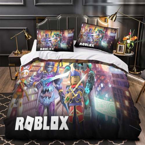 Game Pattern Roblox Bedding Set Quilt Duvet Cover Without Filler