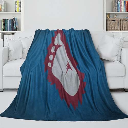 Colorado Avalanche Blanket Flannel Throw Kids Room Decoration