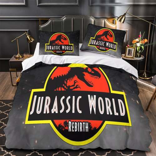 Jurassic World Rebirth Bedding Set Quilt Duvet Cover Without Filler
