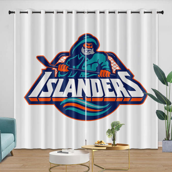 York Islanders Curtains Blackout Window Drapes Room Decoration
