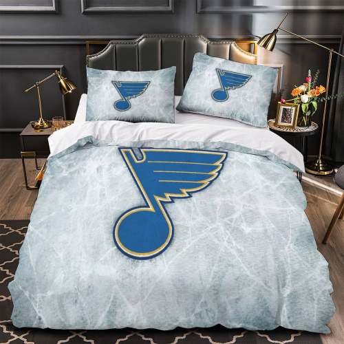 St. Louis Blues Bedding Set Quilt Duvet Cover Without Filler