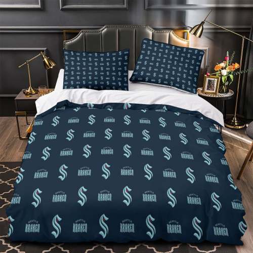 Seattle Kraken Bedding Set Quilt Duvet Cover Without Filler