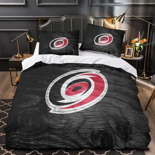 Carolina Hurricanes Bedding Set Quilt Duvet Cover Without Filler