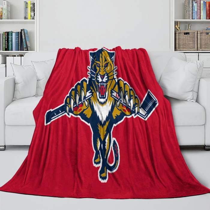 Florida Panthers Blanket Flannel Throw Kids Room Decoration