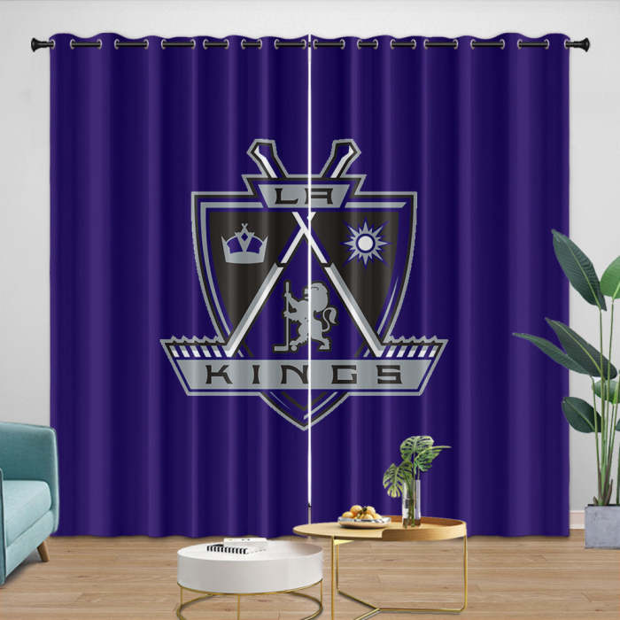 Los Angeles Kings Curtains Blackout Window Drapes Room Decoration