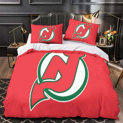 Jersey Devils Bedding Set Quilt Duvet Cover Without Filler