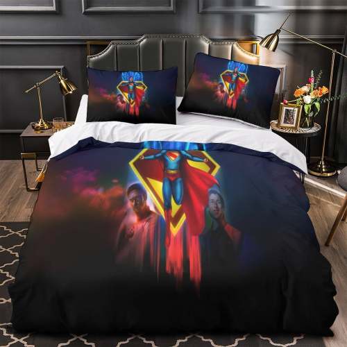 Superman  Bedding Set Quilt Duvet Cover Without Filler