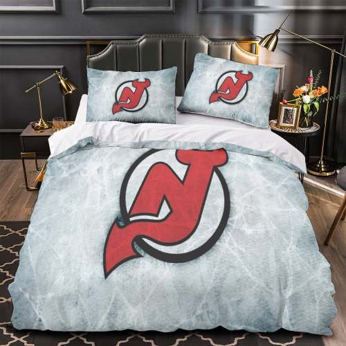 Jersey Devils Bedding Set Quilt Duvet Cover Without Filler