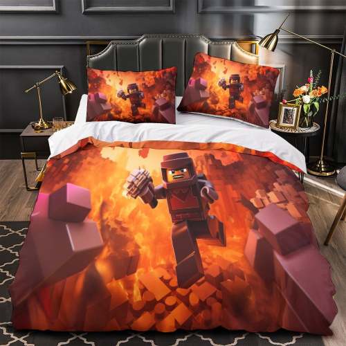 Game Pattern Roblox Bedding Set Quilt Duvet Cover Without Filler