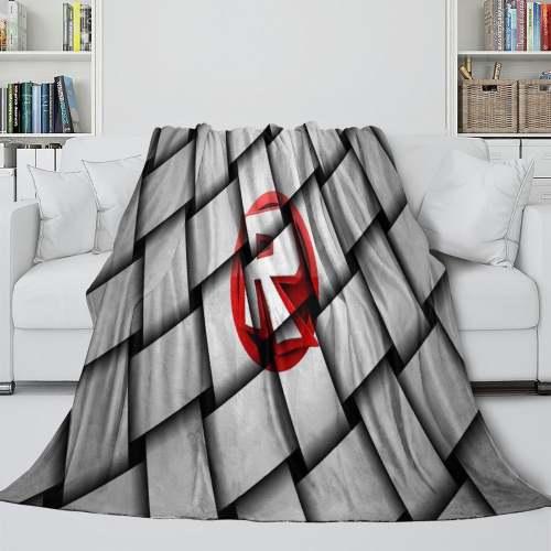 Roblox Pattern Blanket Flannel Throw Room Decoration