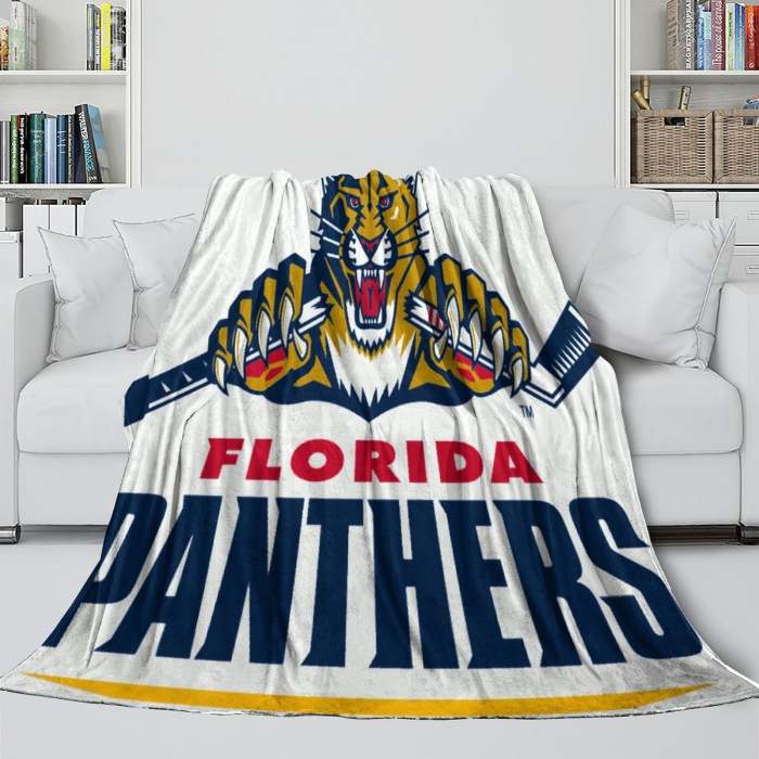Florida Panthers Blanket Flannel Throw Kids Room Decoration