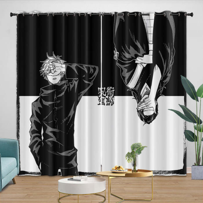 Jujutsu Kaisen Curtains Blackout Window Drapes Room Decoration