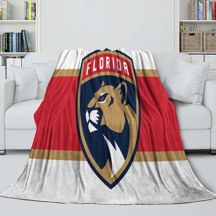 Florida Panthers Blanket Flannel Throw Kids Room Decoration