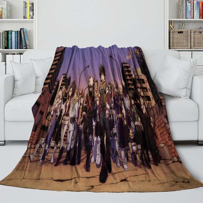 My Hero Academia You'Re Next Blanket Flannel Throw Room Decoration