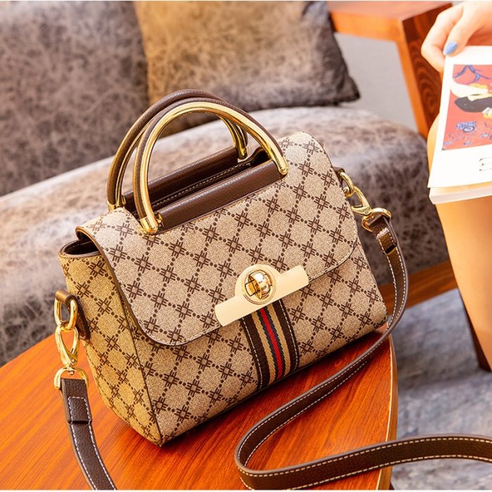 2021 Explosive French Luxury Niche Fashion Women's Bag All-match Crossbody Portable Crossbody Bag Genuine Leather Women Bag