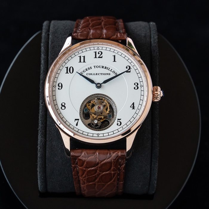 Top Brand Luxury Men's Mechanical Watches ST8000 Seagull Tourbillon Movement Genuine Crocodile Leather Men Wristwatches Business