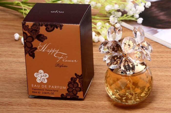 Hot 60ml French perfume ladies lasting light smell Happiness flower human parfum fragrance perfumes and fragrances for women