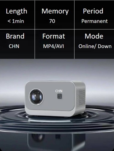 CHN high-definition projector 70GB