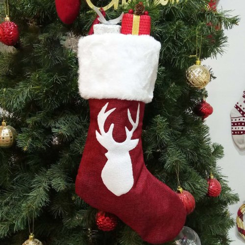 Christmas Decoration Christmas Socks hanging Gift Bag