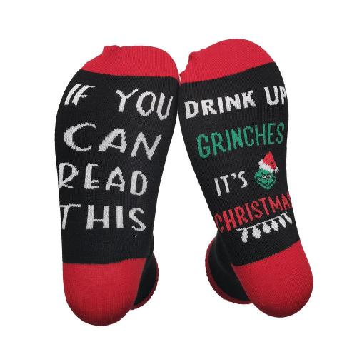 IF YOU CAN READ THIS DRINK UP GRINCHES IT'S CHRISTMAS Christmas Stocking