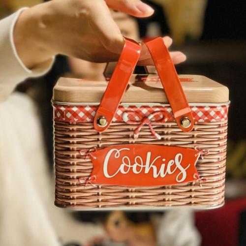 Holiday Gift-cookie Box Candy Gift Tin Box