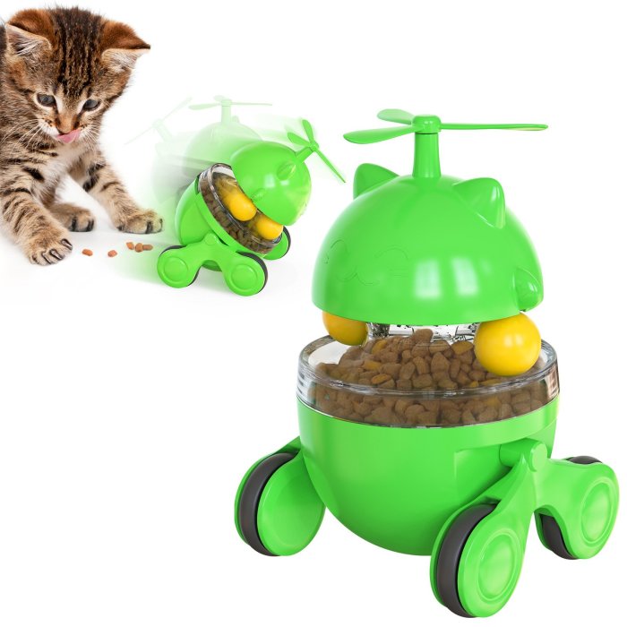 Cat Pet Toy Leaking Food Carousel Pet Toy Car