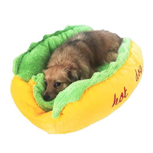 Removable And washable Fashion  Hot Dog  Pet Bed