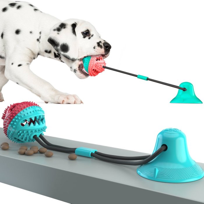Dog Toy Tug-of-war Game Sucker Molar Anti-bite Ball
