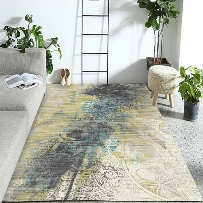 Washable polyester Fabrics Carpet Rug