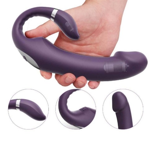 Sexbuyer Silicone Vibrator with Poseable Clit Stimulator