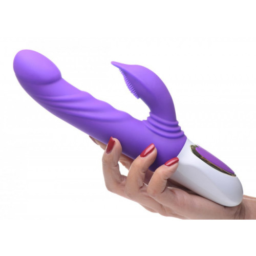 Sexbuyer 10X Flipper Flicker Rabbit Vibrator With Moving Clitoral Stimulator