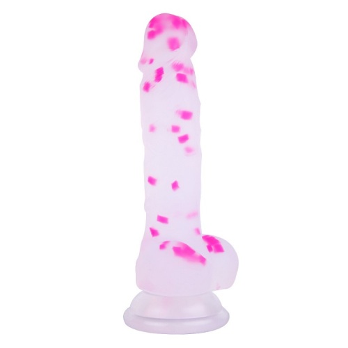 Sexbuyer Pink Jelly Pounder Silicone Dildo 7 Inch