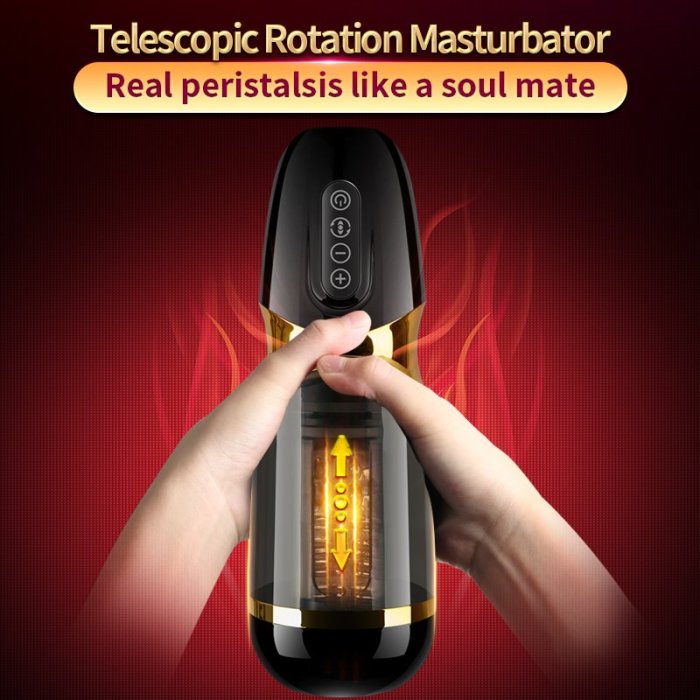 Automatic Telescopic Rotation Male Masturbation Cup sex toys for men