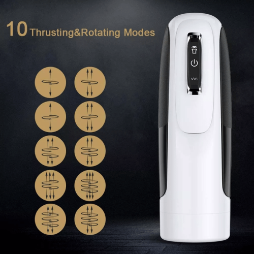 10 Powerful Telescoping&Rotating Automatic Masturbation Cup