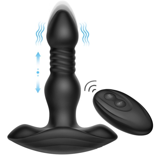 3 Thrusting 10 Vibrations Anal Plug With Remote Controller