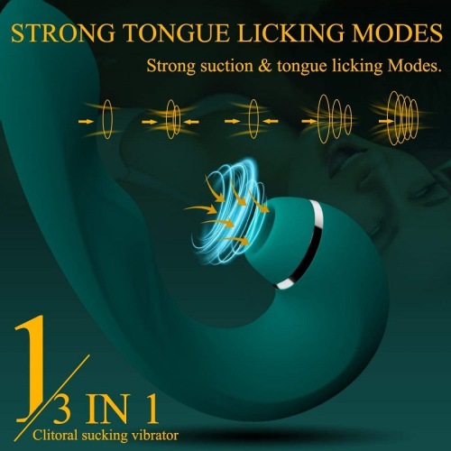 Sexbuyer 5 Star 10X Tapping G-Spot Silicone Vibrator with Suction