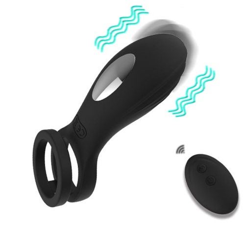 Remote Control Vibrating Cock Ring for Couples